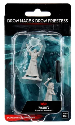 Obrázek produktu pro Nolzur's Marvelous Miniatures - Drowský mág a Drowská kněžka