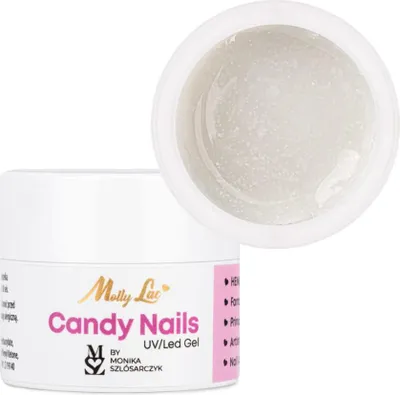 Immagine prodotto di Candy Nails Candy Snow di Monika Szlósarczyk MollyLac HEMA/Di-HEMA Free 5g