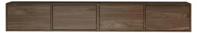 Produktbild von Homebook Amreli – TV-Hängeboard mit vier Klappen 200 cm, Holzoptik Walnuss Wisconsin
