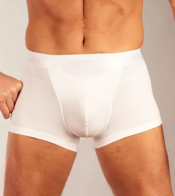 Produktbild von HOM HO1 boxer briefs (1-pack), heren boxer kort met horizontale gulp, wit