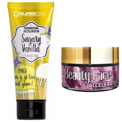 Image de Pot de crème visage Supertan Sugary Vanilla + Beauty