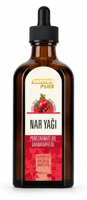 Produktbild von Softto Plus Granatapfelöl Haarpflegeöl | Anti-Frizz & Glanz | 100 ml