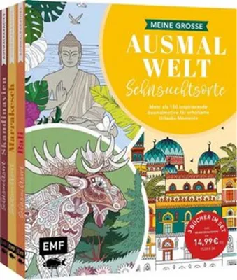 Zdjęcie produktu dla Meine große Ausmalwelt - Sehnsuchtsorte
