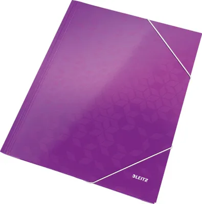 Productafbeelding van LEITZ Hoekverbindingsmap WOW, DIN A4, karton, paars