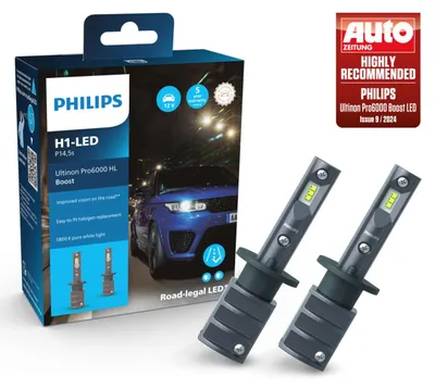 Produktbild von Birnen Scheinwerfer ZULASSUNG für PKW Auto PHILIPS LED Ultinon Boost H1