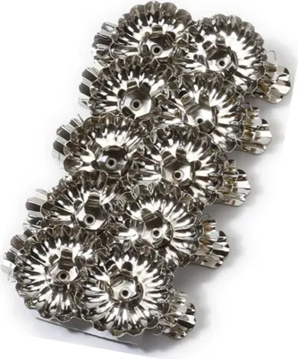 Produktbild von Kerzenhalter Clip, silber, 10Stück, 4cm, Metall