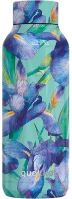 Produktbild von Quokka Solid Blue Irises Flasche 510ml - Doppelwandige Isolierung - Edelstahl -
