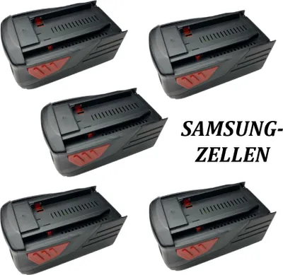 Produktbild von 5x Trade-Shop Premium Li-Ion Akku 36V / 3000mAh Ersatz für Hilti B36 B36/3.9 B36V 2203932 418009 für Bohrhammer Schlagbohrmaschine Akkuschrauber Bohrmaschine