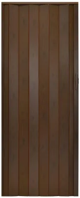Zdjęcie produktu dla Drzwi Harmonijkowe 001P Wenge Mat G - 80 Cm