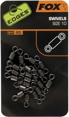 Image de Fox Fishing Edges Rig Swivels Taille 10