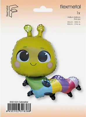 Produktbild von Folienballon „Bunte Raupe“, 79 cm – Godan