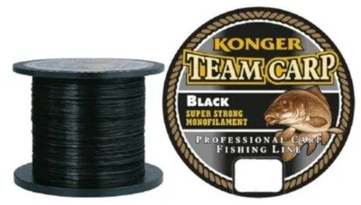 Produktbild von Konger Team Carp Black Karpfenschnur 0.20mm 1000m Schwarz