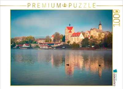 Produktbild von CALVENDO Puzzle Schloss in Seeburg | 1000 Teile Lege-Größe 64x48cm Foto-Puzzle für glückliche Stunden