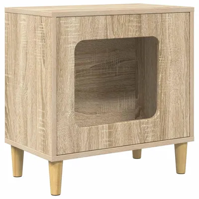 Zdjęcie produktu dla vidaXL Domek dla kota Sonoma 51 x 30 x 52 cm Materiał drewnopochodny