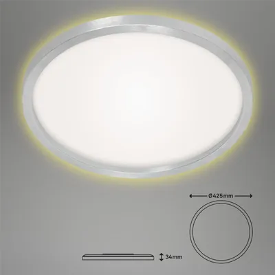 Obrázek produktu pro Stropní svítidlo Briloner LED 22W stropní svítidlo Ø42,5cm efekt podsvícení