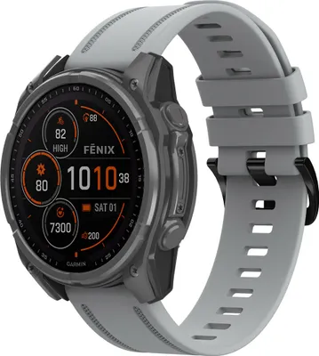 Obrázek produktu pro Garmin Fenix 8 - 43 mm, Garmin Fenix 7s, Garmin Fenix 6s, Garmin Fenix 5s Řemínek: imoshion QuickFit silikonový řemínekje Line