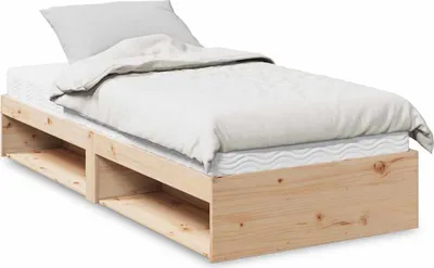 Produktbild von vidaXL Tagesbett mit Matratze 80x200 cm Massivholz Kiefer