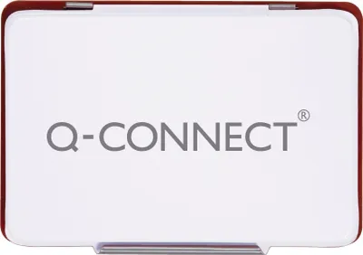 Obrázok produktu pre Q-Connect® KF16316 Atramentová poduška 9 x 5,5 cm červená