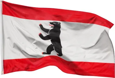Produktbild von PHENO FLAGS Berlin Flagge 90 x 150 cm Wappen Bär Hauptstadt Fahne Landessiegel
