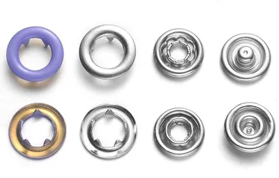 Produktbild von BabySnap Jersey Druckknöpfe (10,5mm) B28 lavendel