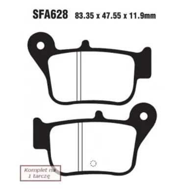 Produktbild von EBC Brakes Bremsbeläge Satz Bremsklötze SFA628HH