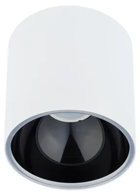 Immagine prodotto di Versatile faretto a plafone bianco nero GU10 piccolo Ø126mm metallo plafone a plafone soggiorno corridoio