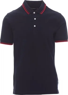 Produktbild von Herren Poloshirt "SKIPPER" - Payper Marineblau/Rot XXL