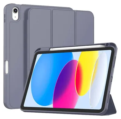 Zdjęcie produktu dla Techsuit etui uchwytem rysik do iPada 10 (2022) 10.9 11 (2025) - fioletowe