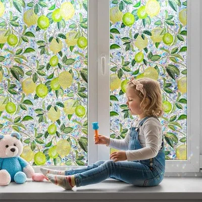Produktbild von Datenschutz Fenster Folie Regenbogen Effekt Selbstklebend Anti-UV Uncolored Glas Dekorativ