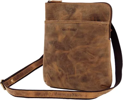 Produktbild von Greenburry Vintage Umhängetasche Leder 24 cm Tabletfach