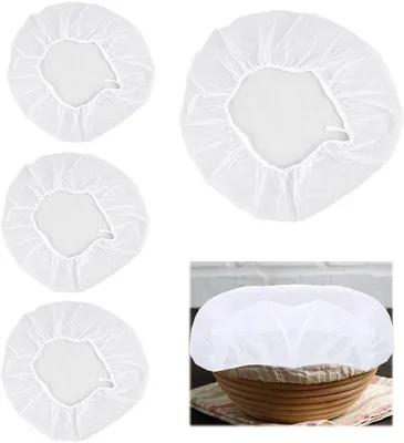 Immagine prodotto di Set di teli per lievitazione per la panificazione, 4 pezzi, con elastico