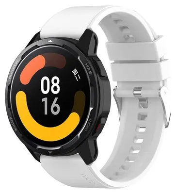 Produktbild von By Qubix passend für Garmin Venu 2 & 3 - Silikon Sportband - Weiß