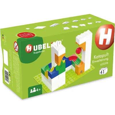 Produktbild von Hubelino Kugelbahn Erweiterungsset Katapult, 41dlg.