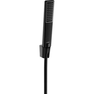 Produktbild von Mexen R-72 Kopfbrausegarnitur mit Regenbrause und Thermostatmischer, Schwarz - 785725052-70