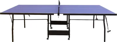 Produktbild von Klappbarer Tischtennistisch auf Rädern für den Innenbereich mit Zubehör - L 274 x B 152,5 x H 76 cm - GARRY