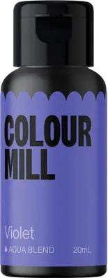 Produktbild von Colour Mill Flüssige Lebensmittelfarbe Aqua Blend Violet 20 ml