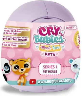 Produktbild von Crying Babies Magische Tränen - Pet S House, sortierte Farben, Einheitsgröße (Imc Toys 91085IMBEV) CRYING BABIES