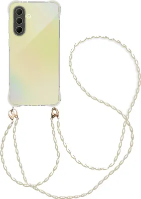 Produktbild von imoshion Handykette mit Perlen + Handgelenkschlaufe Samsung Galaxy A36 - Transparent