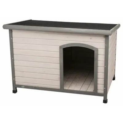 Obrázek produktu pro Trixie Natura bouda pro psa s rovnou střechou L 116 x 82 x 79 cm, šedá