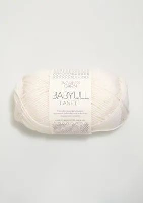 Produktbild von Babyull Lanett col. 1001 white ca. 175 m 50 g
