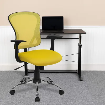 Produktbild von Bürostuhl - Ergonomischer Bürostuhl - Arbeitshocker - Computerstuhl - Bürostuhl - Mittelhohe Rückenlehne
