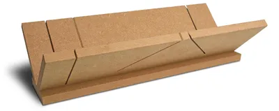 Produktbild von Decosa Gehrungslade MDF, braun, 51 x 22,4 x 11 cm - 1 Stück