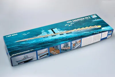 Productafbeelding van Trumpeter USS Saratoga, schaal 1:350, artikelnummer 05607