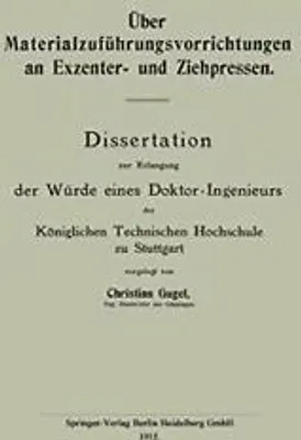 Immagine prodotto di Über Materialzuführungsvorrichtungen an Exzenter- und Ziehpressen