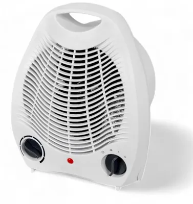 Obrázek produktu pro Přenosný teplovzdušný ventilátor 2000 W s nastavitelným termostatem, třemi teplotními stupni a funkcí studeného vzduchu pro interiéry