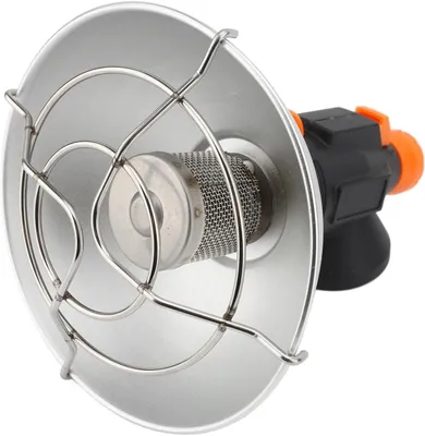 Productafbeelding van Draagbare Gasverwarmer - Outdoor Kachel - Buiten Verwarmen - Verstelbare Vlam - 16x14 cm - Zwart