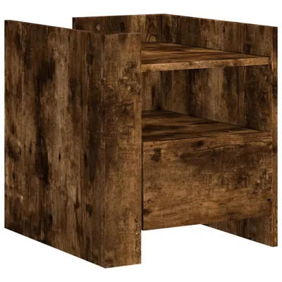 Produktbild von Nachttisch Räuchereiche 45x50x50 cm Holzwerkstoff