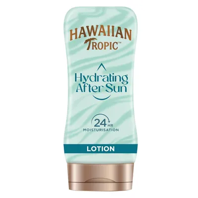 Produktbild von Hawaiian Tropic | Hydrating After Sun – für den Erhalt der Bräune, 180 ml, 24-Feuchigkeitspflege, mit Aloe Vera, vegan