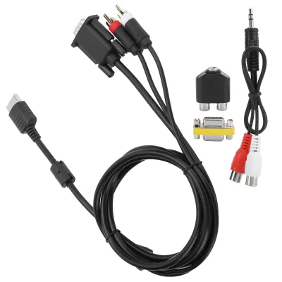 Image de Câble VGA haute définition avec câble adaptateur-convertisseur audio pour Sega Dreamcast DC