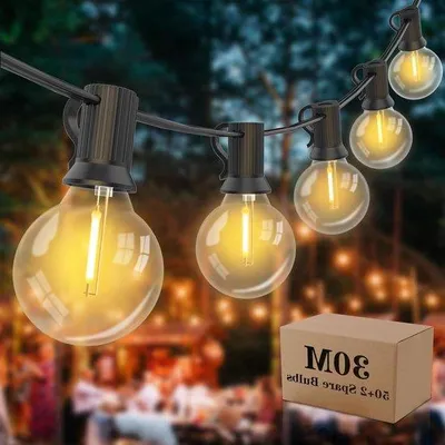 Obrázok produktu pre Svetelná reťaz 30 m, LED, teplá biela, vodotesná, IP45